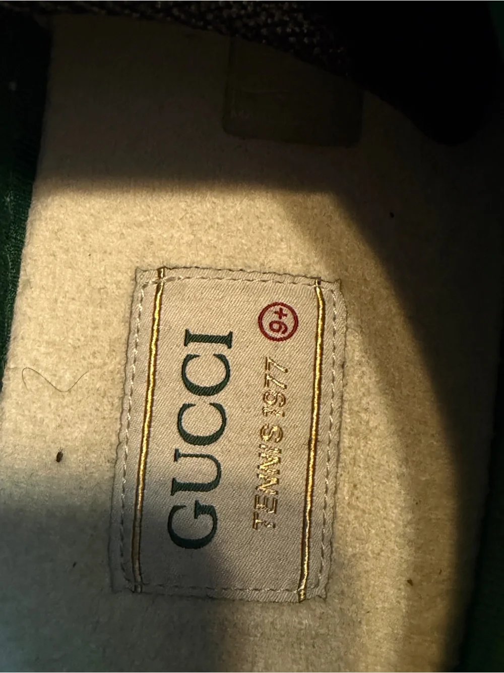 Gucci Tennis 1977 Authentic Black Ivory Size 9+